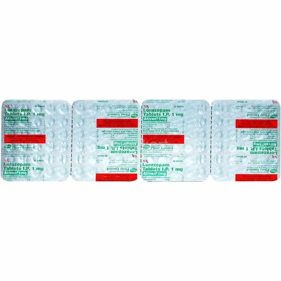 ativan 1mg tablet 30's